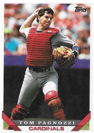 Pagnozzi, Tom / 1993 St. Louis Cardinals / Topps #92