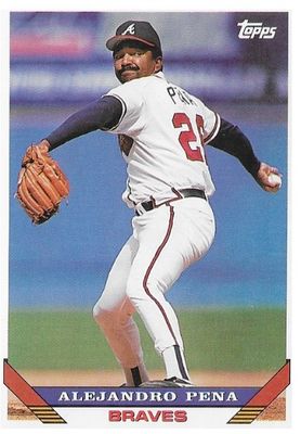 Pena, Alejandro / 1993 Atlanta Braves / Topps #198