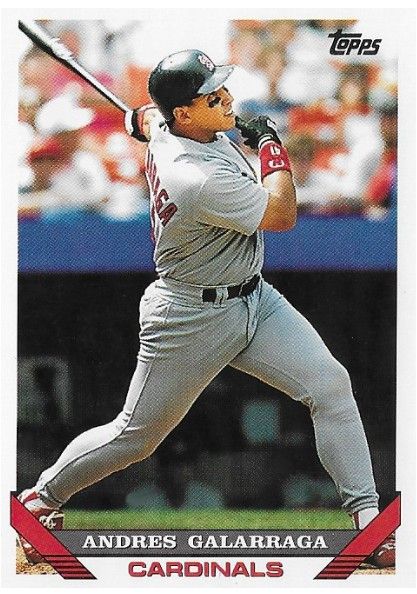 Galarraga, Andres / 1993 St. Louis Cardinals / Topps #173