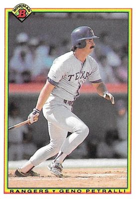 Petralli, Geno / 1990 Texas Rangers / Bowman #495