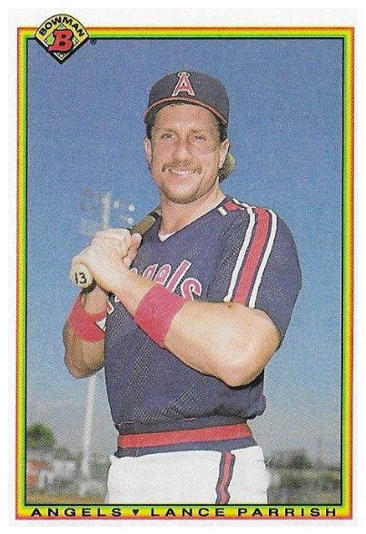 Parrish, Lance / 1990 California Angels / Bowman #295