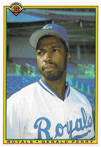 Perry, Gerald / 1990 Kansas City Royals / Bowman #383