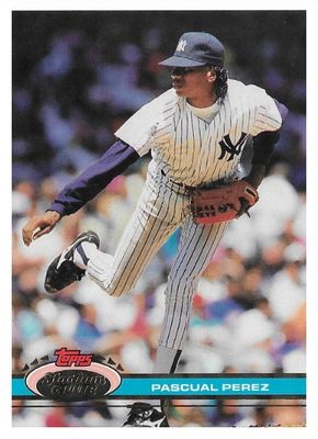 Perez, Pascual / 1991 New York Yankees / Stadium Club #485