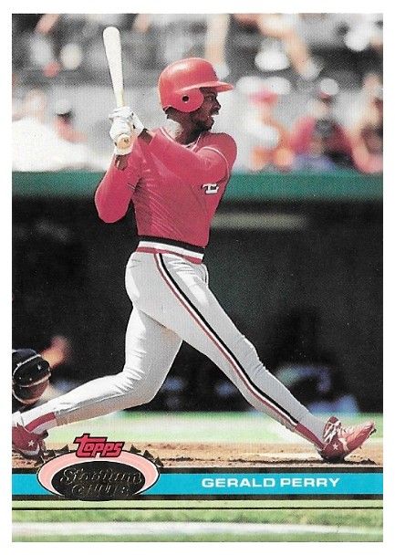 Perry, Gerald / 1991 St. Louis Cardinals / Stadium Club #379