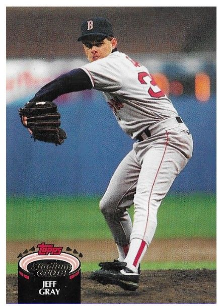 Gray, Jeff / 1992 Boston Red Sox / Stadium Club #222