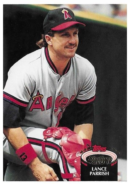 Parrish, Lance / 1992 California Angels / Stadium Club #94