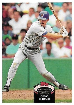 Petralli, Geno / 1992 Texas Rangers / Stadium Club #3