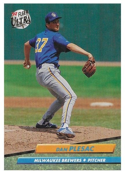 Plesac, Dan / 1992 Milwaukee Brewers / Ultra #388