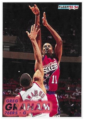 Graham, Greg / 1993-94 Philadelphia 76ers / Fleer #351