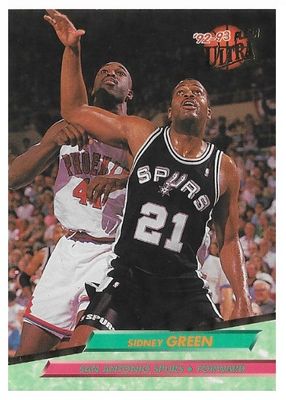 Green, Sydney / 1992-93 San Antonio Spurs / Ultra #166