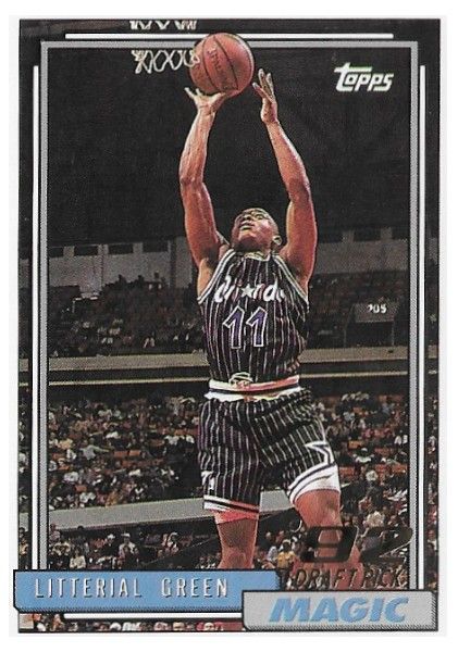 Green, Litterial / 1992-93 Orlando Magic / Topps #299
