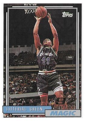 Green, Litterial / 1992-93 Orlando Magic / Topps #299