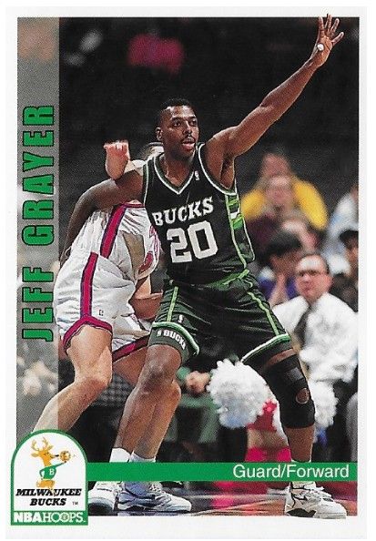 Grayer, Jeff / 1992-93 Milwaukee Bucks / Hoops #127