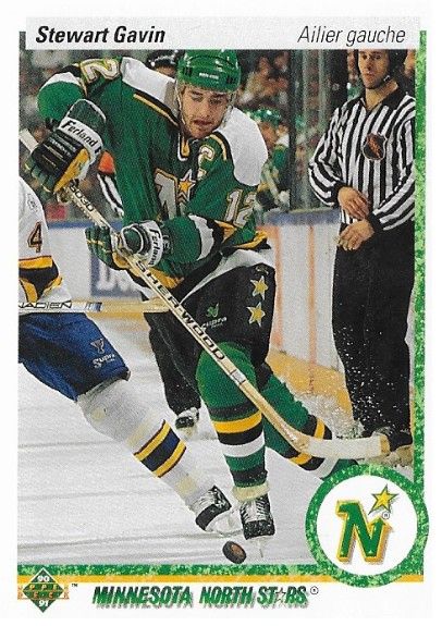 Gavin, Stewart / 1990-91 Minnesota North Stars / Upper Deck #150 - French