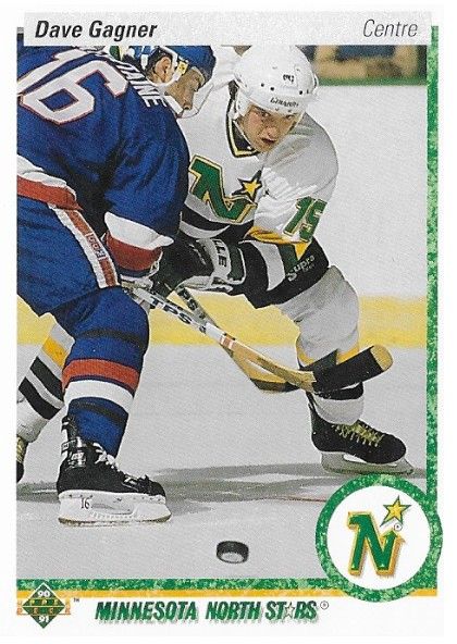 Gagner, Dave / 1990-91 Minnesota North Stars / Upper Deck #248 - French