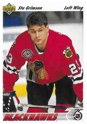 Grimson, Stu / 1991-92 Chicago Blackhawks / Upper Deck #416