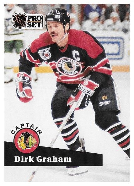 Graham, Dirk / 1991-92 Chicago Blackhawks / Pro Set #570