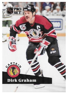 Graham, Dirk / 1991-92 Chicago Blackhawks / Pro Set #570