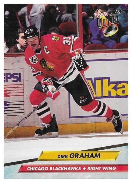 Graham, Dirk / 1992-93 Chicago Blackhawks / Ultra #36