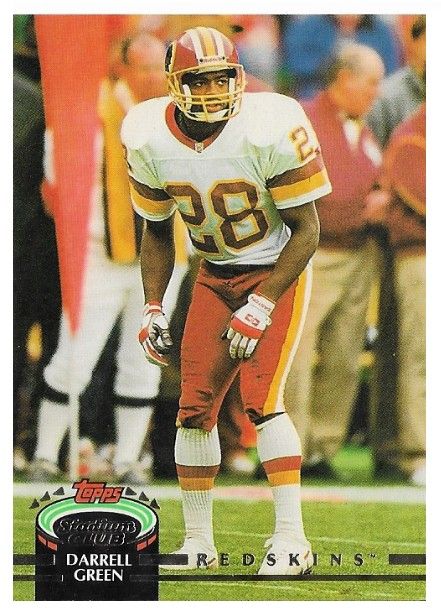 Green, Darrell / 1992 Washington Redskins / Stadium Club #100