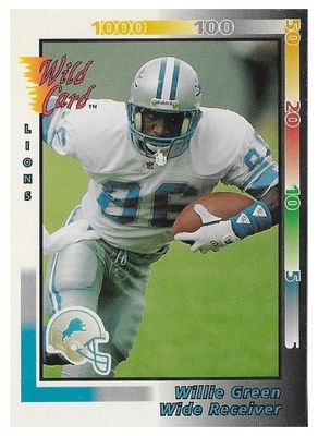 Green, Willie / 1992 Detroit Lions / Wild Card #384
