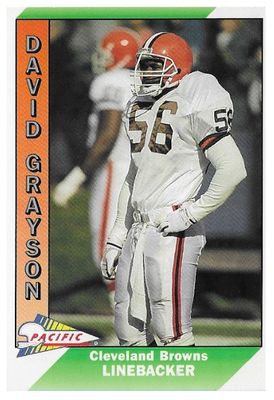Grayson, David / 1991 Cleveland Browns / Pacific #78