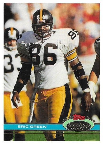 Green, Eric / 1991 Pittsburgh Steelers / Stadium Club #266