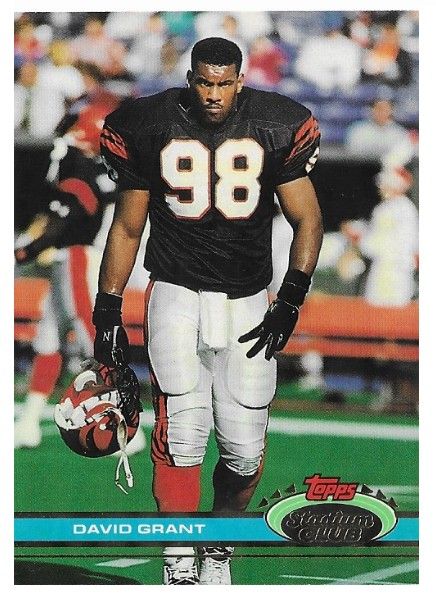 Grant, David / 1991 Cincinnati Bengals / Stadium Club #69