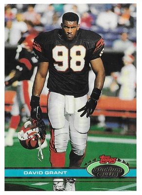 Grant, David / 1991 Cincinnati Bengals / Stadium Club #69