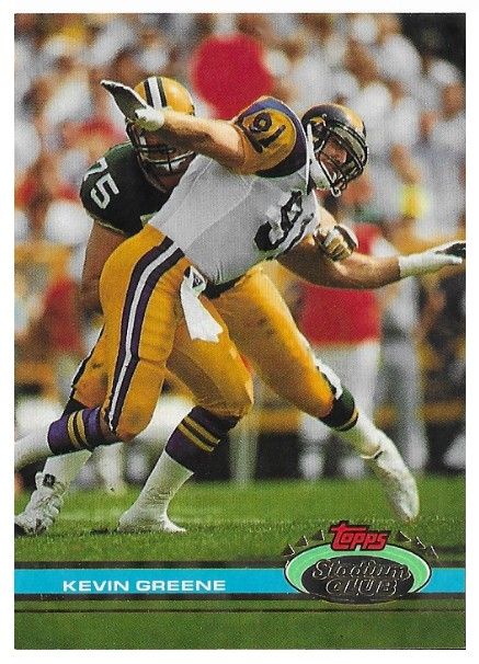 Greene, Kevin / 1991 Los Angeles Rams / Stadium Club #453
