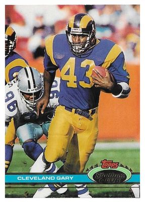 Gary, Cleveland / 1991 Los Angeles Rams / Stadium Club #80