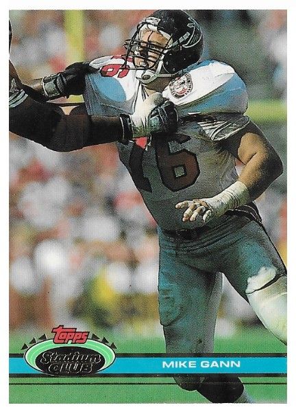 Gann, Mike / 1991 Atlanta Falcons / Stadium Club #318
