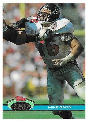 Gann, Mike / 1991 Atlanta Falcons / Stadium Club #318