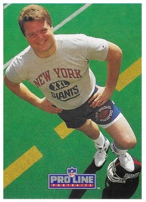 Oates, Bart / 1991 New York Giants / Pro Line Portraits #191