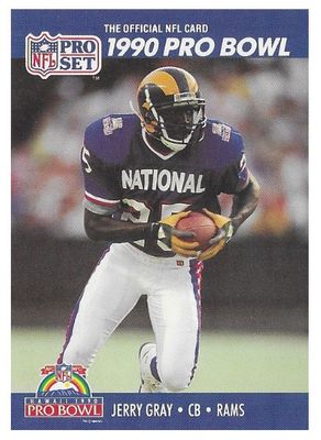 Gray, Jerry / 1990 Los Angeles Rams / Pro Set #391