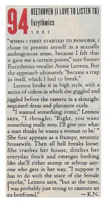 Eurythmics / Beethoven (I Love to Listen To) / 1987