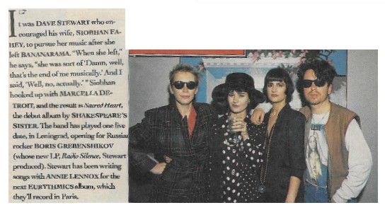 Eurythmics / With Siobhan Fahey and Marcella Detroit / 1989