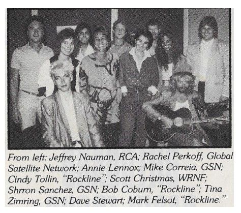 Eurythmics / Rockline - WRNF / 1986