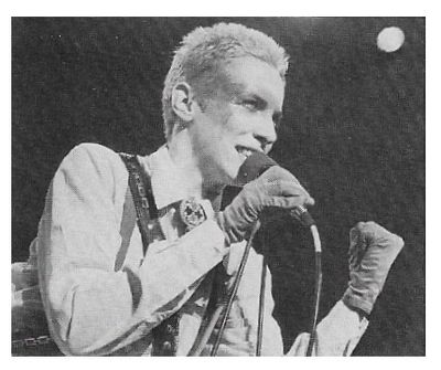 Eurythmics / Annie Lennox: On Stage--Left Fist Clenched / 1983