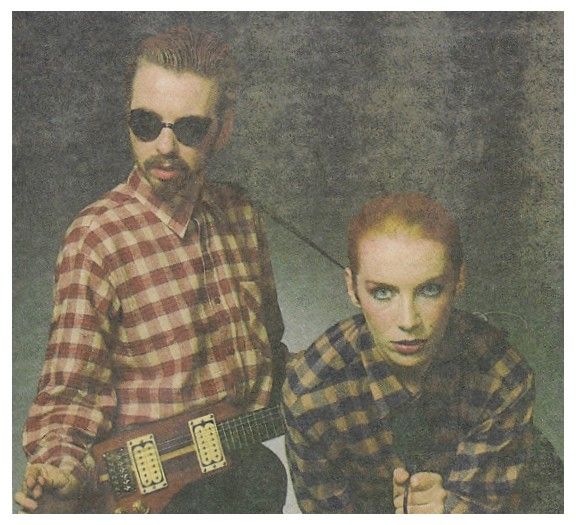 Eurythmics / Dave + Annie Wearing Plaid Shirts