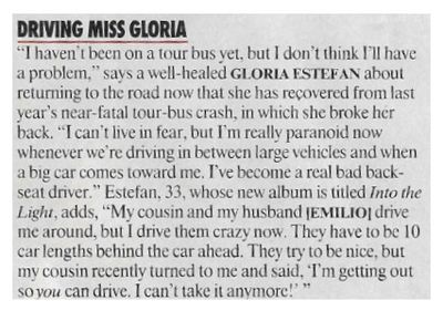 Estefan, Gloria / Driving Miss Gloria / 1991