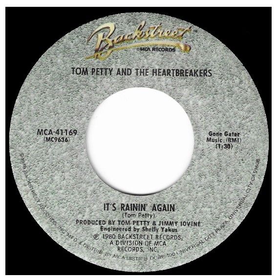 Petty, Tom / Refugee / Backstreet MCA-41169 / January 1980