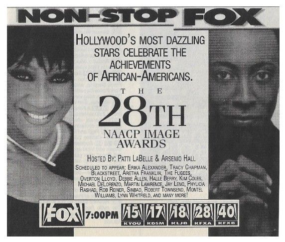 LaBelle, Patti--Arsenio Hall / 28th NAACP Image Awards / 1997