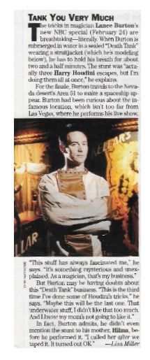 Burton, Lance / Tank You Very Much / 1997