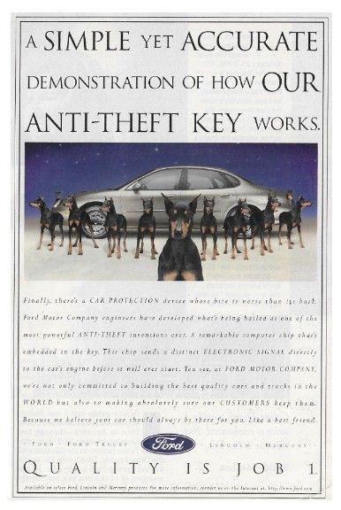 Ford / Anti-Theft Key / 1997