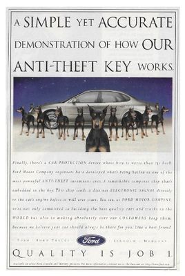 Ford / Anti-Theft Key / 1997