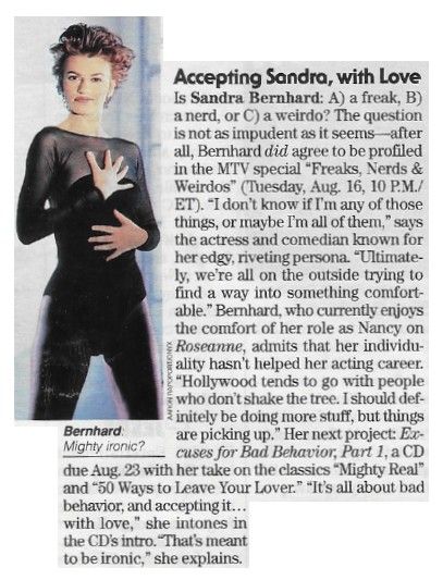 Bernhard, Sandra / Accepting Sandra, with Love / 1994