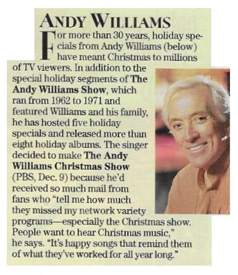 Williams, Andy / The Andy Williams Christmas Show / 1994