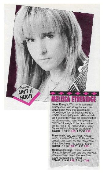Etheridge, Melissa / Never Enough / 1992