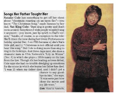 Cole, Natalie / Songs Her Father Taught Her / 1994